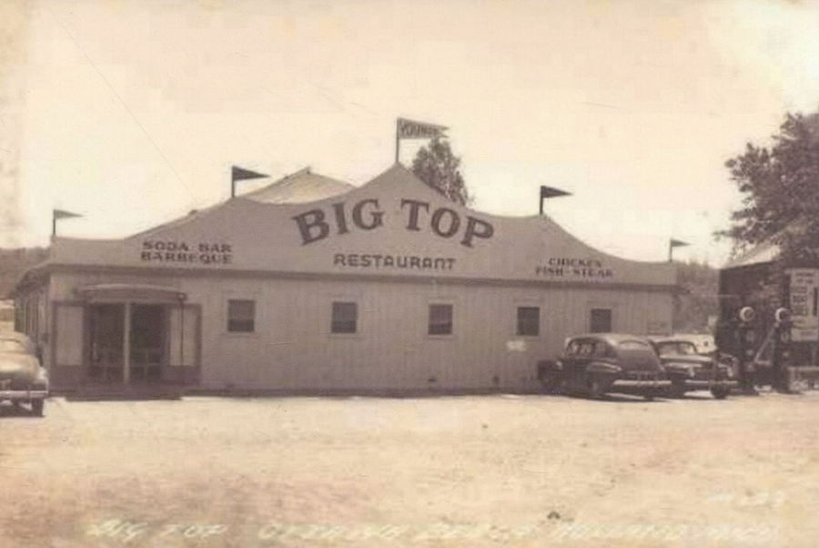 Big Top Restaurant - Historical Photo (newer photo)